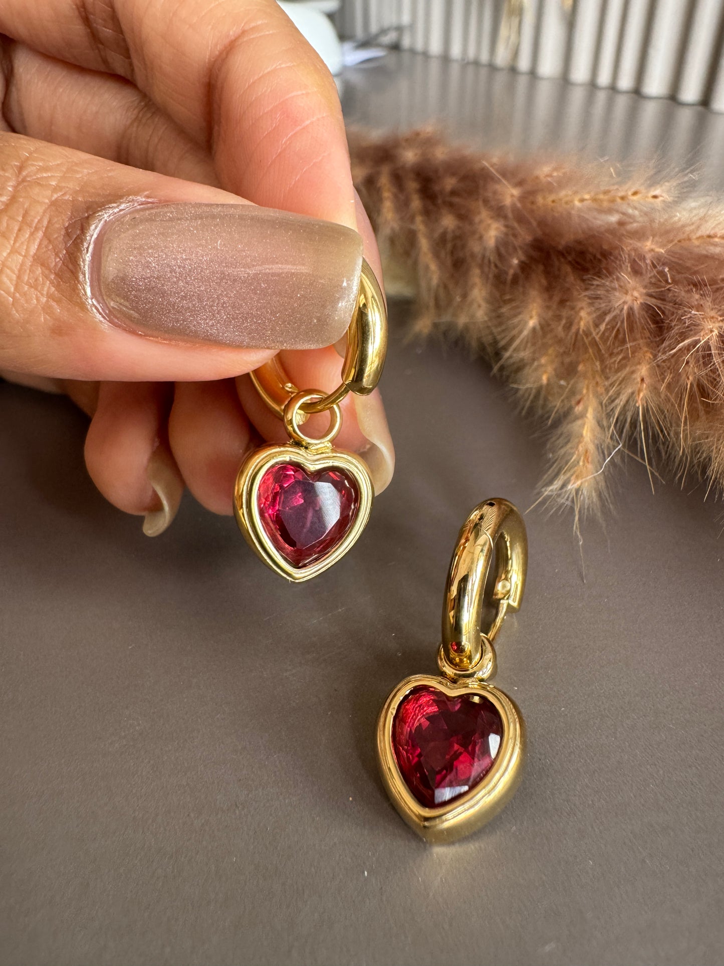 Little heart earrings