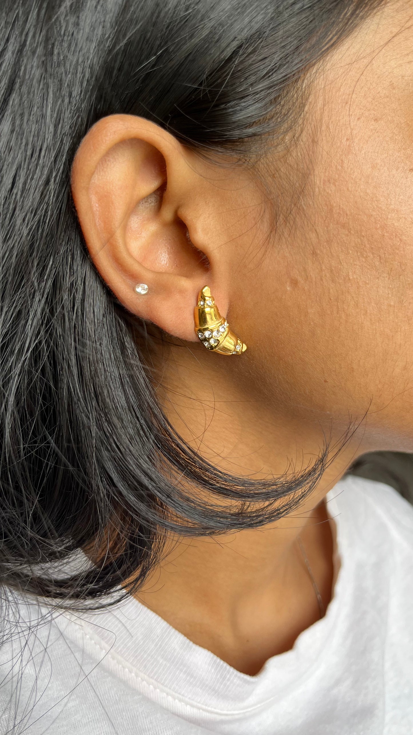 Croissant Earings