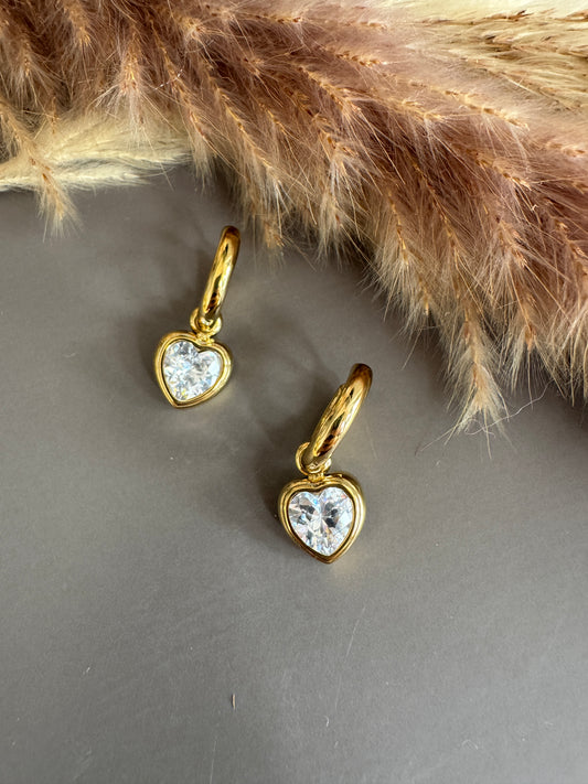 Little heart earrings