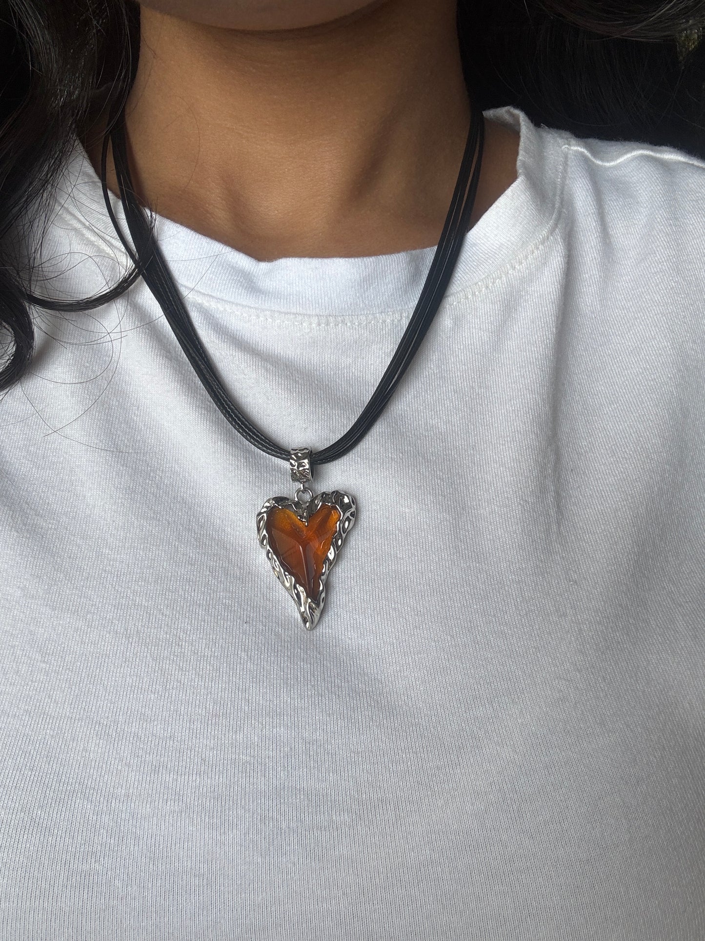 Devil heart Necklace