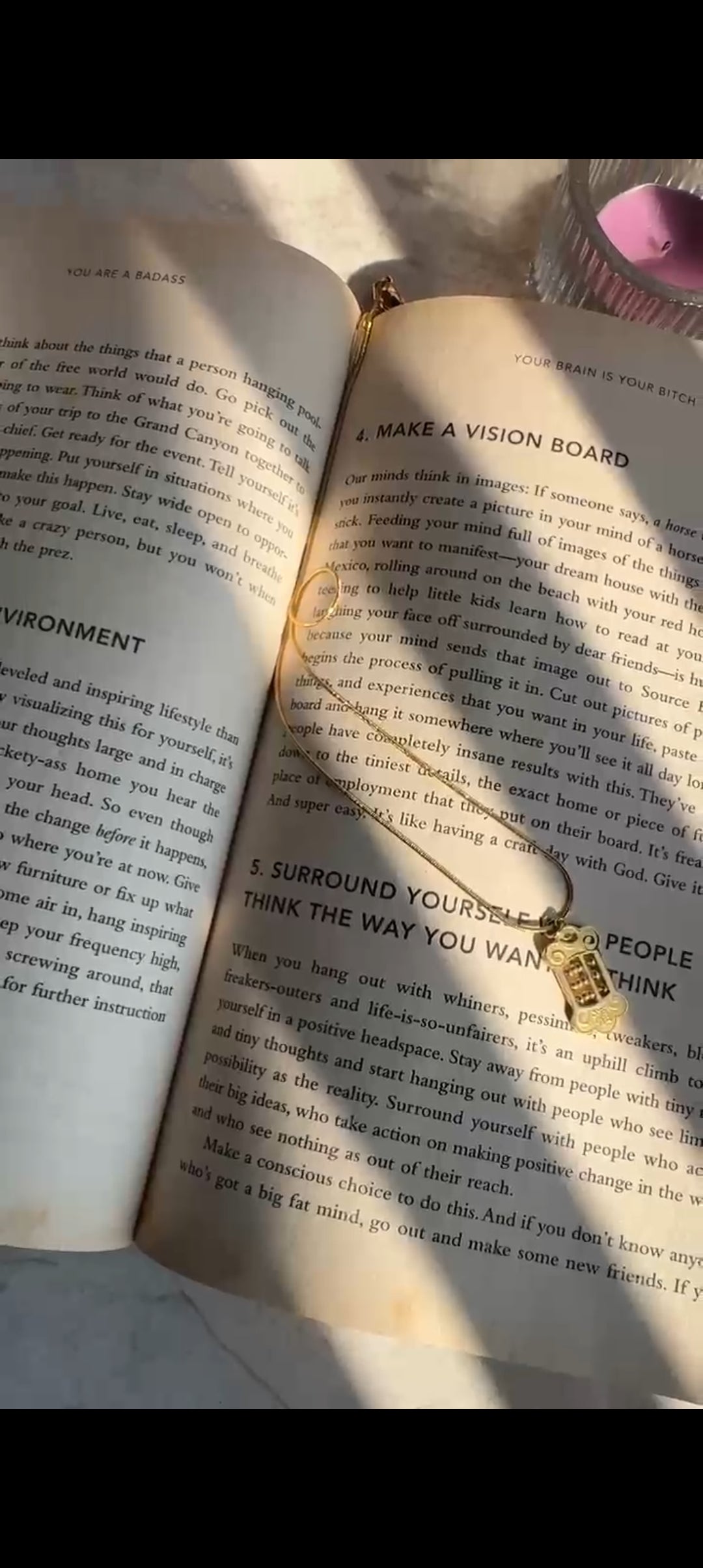 Golden grace pendant